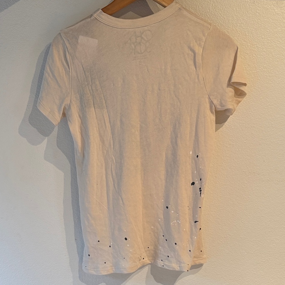 🆕 Chaser |Evereve| Def Leppard World Tour ‘87 Graphic Band Tee, Cream, Size S - Picture 5 of 12